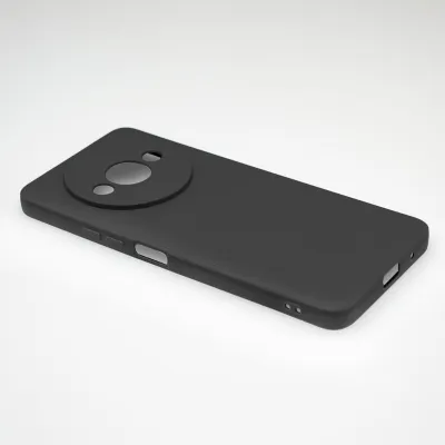 mobilNET silikónové puzdro Xiaomi Redmi A3, čierne (matt)
