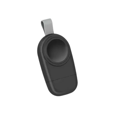 3W USB bezdrôtová nabíjačka pre Apple Watch, čierna