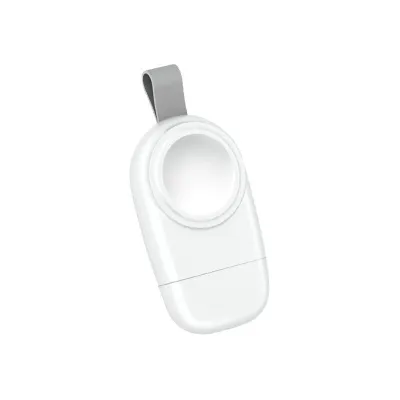 3W USB bezdrôtová nabíjačka pre Apple Watch, biela