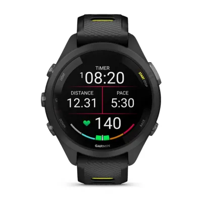 Garmin Forerunner 265S, Black/Amp Yellow - SK Distribúcia
