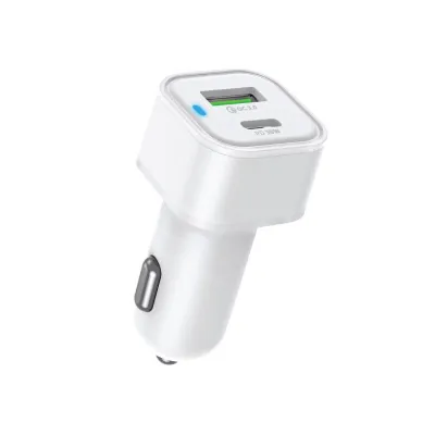 Sturdo autonabíjačka 48W, PD 30W + QC 3.0 18W, biela