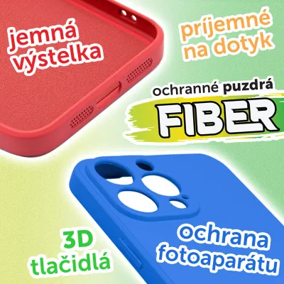 mobilNET silikónové puzdro Honor 200, modré (Fiber) 