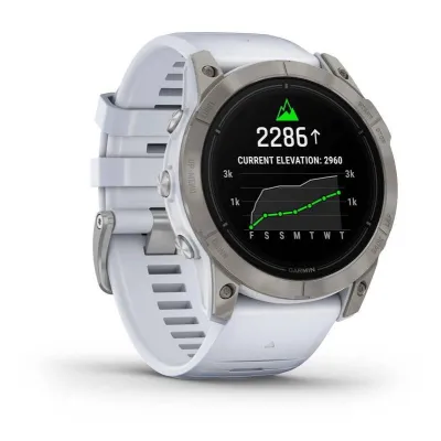 Garmin epix Pro (g2) Sapphire, 51mm, Titanium, Whitestone band - SK Distribúcia