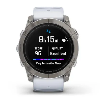 Garmin epix Pro (g2) Sapphire, 51mm, Titanium, Whitestone band - SK Distribúcia