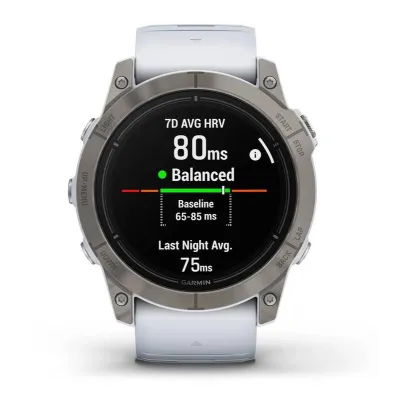 Garmin epix Pro (g2) Sapphire, 51mm, Titanium, Whitestone band - SK Distribúcia