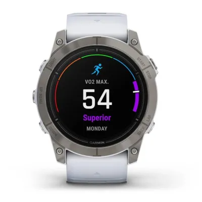 Garmin epix Pro (g2) Sapphire, 51mm, Titanium, Whitestone band - SK Distribúcia