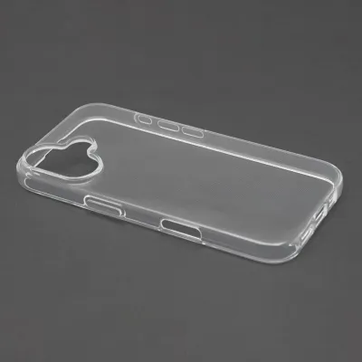 mobilNET silikónové puzdro iPhone 16, priehľadné (moist)