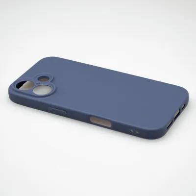 mobilNET silikónové puzdro iPhone 16, tmavomodré (matt)