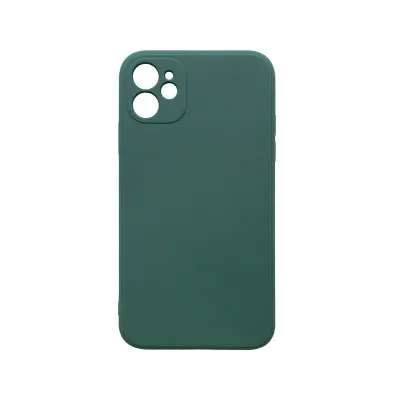 mobilNET silikónové puzdro iPhone 11, tm. zelený (matt)