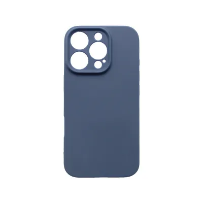 mobilNET silikónové puzdro iPhone 16 Pro Max, tmavomodré (matt)