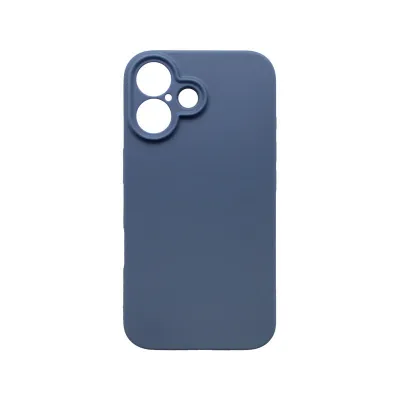 mobilNET silikónové puzdro iPhone 16 Plus, tmavomodré (matt)