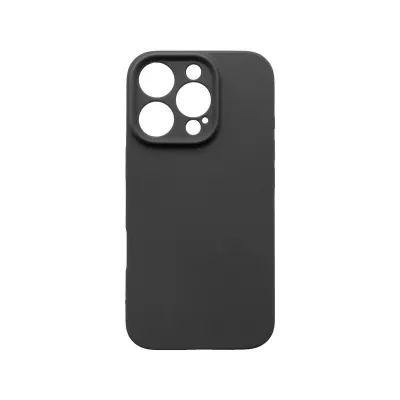 mobilNET silikónové puzdro iPhone 16 Pro, čierne (matt)