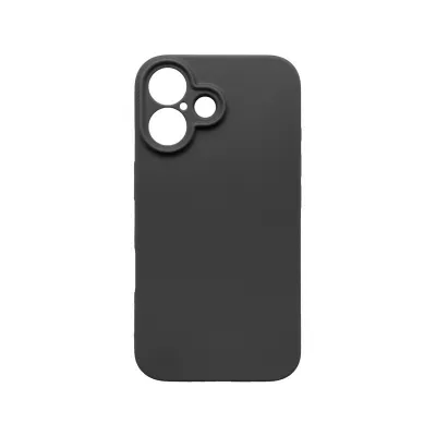 mobilNET silikónové puzdro iPhone 16 Plus, čierne (matt)