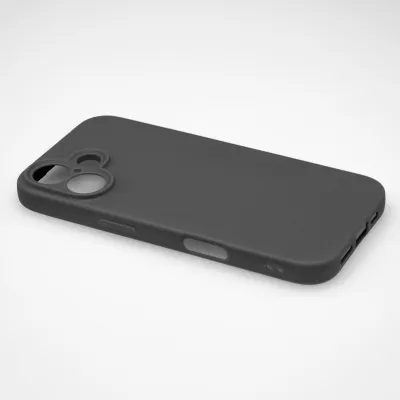 mobilNET silikónové puzdro iPhone 16 Plus, čierne (matt)
