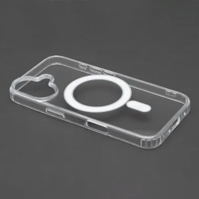 mobilNET plastové puzdro iPhone 16, priehľadné (Magsafe)