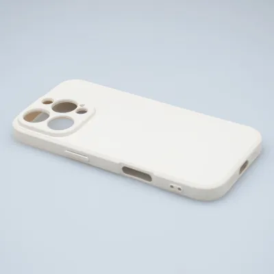 mobilNET silikónové puzdro iPhone 16 Pro, biele (Fiber)