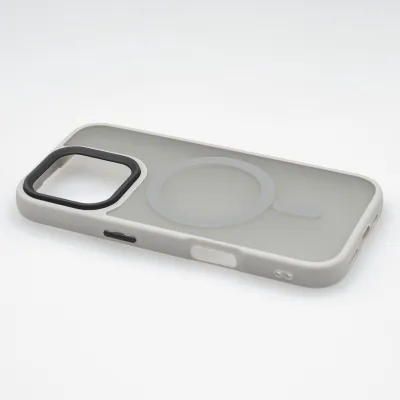 mobilNET plastové puzdro iPhone 16 Pro, sivé (Magsafe)