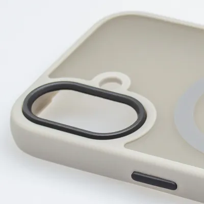 mobilNET plastové puzdro iPhone 16, sivé (Magsafe)