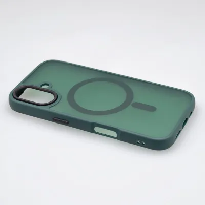 mobilNET plastové puzdro iPhone 16, zelené (Magsafe)