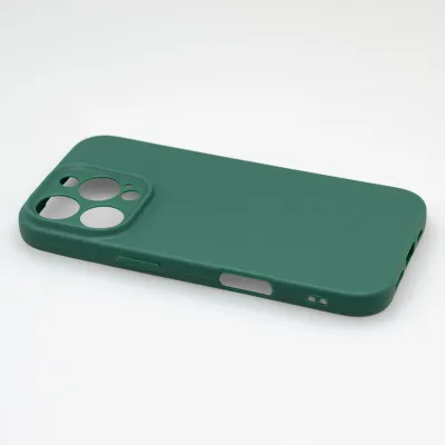 mobilNET silikónové puzdro iPhone 16 Pro, tm. zelené (Matt)