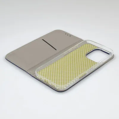 mobilNET knižkové puzdro iPhone 16 Pro Max, tm. modré (Smart)
