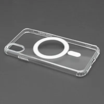 mobilNET iPhone XR, transparentné (Magsafe) plastové puzdro