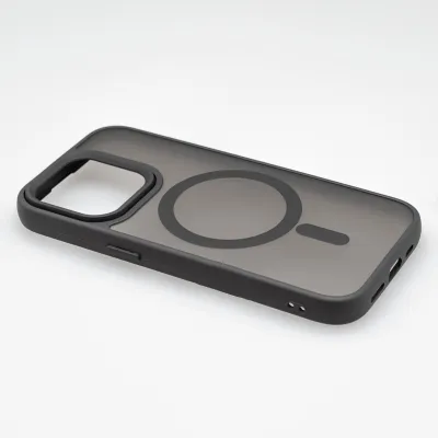 mobilNET iPhone 14, čierne (Magsafe) plastové puzdro