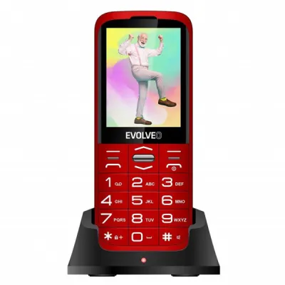 EVOLVEO EasyPhone XO červený EP-630-XOR