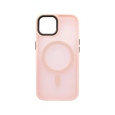 Sturdo plastové puzdro iPhone 16 Pro, ružové (Magsafe Frosted)