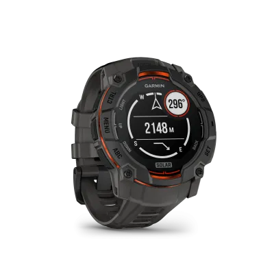 Garmin Instinct 3 - 50mm, Solar, Black, Charcoal silicone band. (010-02935-00) - SK Distribúcia