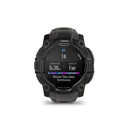 Garmin Instinct 3 - 50mm, AMOLED, Black, Charcoal silicone band (010-03020-00) - SK Distribúcia