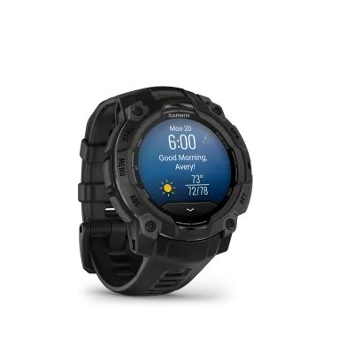 Garmin Instinct 3 - 45mm, AMOLED, Black, Black silicone band (010-02936-00) - SK Distribúcia