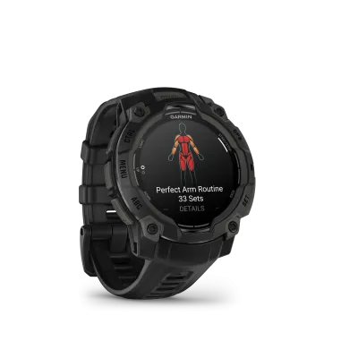Garmin Instinct 3 - 45mm, AMOLED, Black, Black silicone band (010-02936-00) - SK Distribúcia