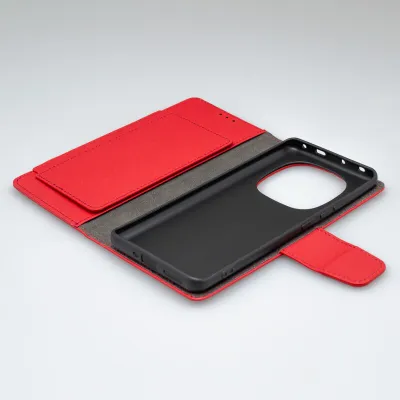mobilNET knižkové puzdro Xiaomi Redmi Note 14 Pro+ 5G, červená (Daze)