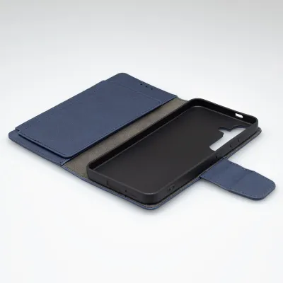 mobilNET knižkové puzdro Samsung Galaxy S25+, tm. modrá (Daze)