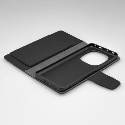 mobilNET knižkové puzdro Xiaomi Redmi Note 14 Pro 5G, čierna (Daze)