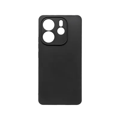 mobilNET silikónové puzdro Xiaomi Redmi Note 14 LTE, čierne (Matt)