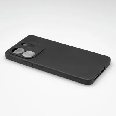 mobilNET silikónové puzdro Xiaomi Redmi Note 14 LTE, čierne (Matt)
