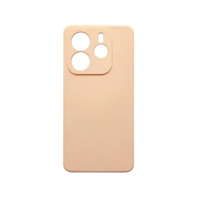 mobilNET silikónové puzdro Xiaomi Redmi Note 14 5G, broskyňové (Fiber)