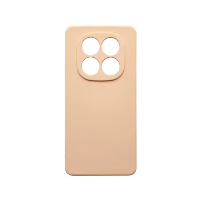 mobilNET silikónové puzdro Xiaomi Redmi Note 14 Pro 5G, broskyňové (Fiber)