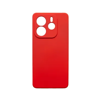 mobilNET silikónové puzdro Xiaomi Redmi Note 14 5G, červené (Fiber)