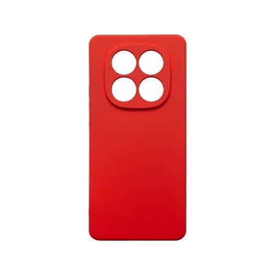 mobilNET silikónové puzdro Xiaomi Redmi Note 14 Pro 5G, červené (Fiber)