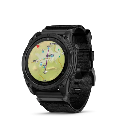 Garmin tactix 8 - 51mm, AMOLED, Sapphire, Black DLC Titanium, Tactical black nylon band Part. N (010-03406-01)