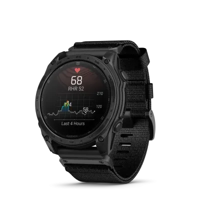 Garmin tactix 8 - 51mm, AMOLED, Sapphire, Black DLC Titanium, Tactical black nylon band Part. N (010-03406-01)