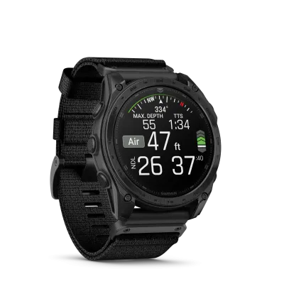 Garmin tactix 8 - 51mm, AMOLED, Sapphire, Black DLC Titanium, Tactical black nylon band Part. N (010-03406-01)