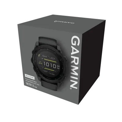 Garmin tactix 8 - 51mm, Sapphire Solar, Black DLC Titanium, tactical black nylon band  Part. N (010-03407-11)
