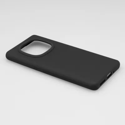 Sturdo silikónové puzdro Xiaomi Redmi Note 14 Pro+ 5G, čierne (Premium)