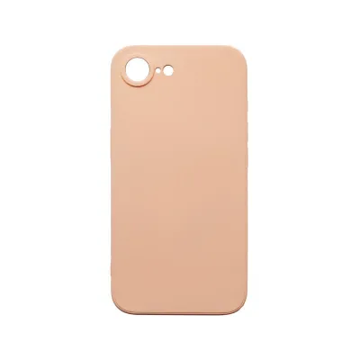 mobilNET silikónové puzdro iPhone 16e, broskyňové (Fiber)