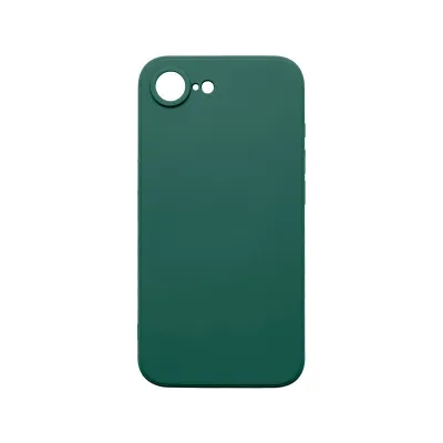 mobilNET silikónové puzdro iPhone 16e, tmavozelené (Fiber)