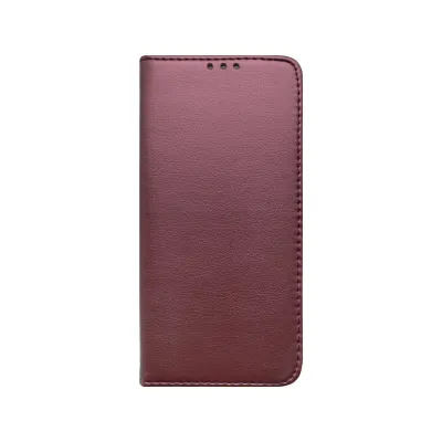 mobilNET knižkové puzdro Xiaomi Redmi 14C, bordové (Smart)